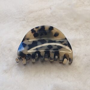 Pince Huchard - Crabe Évasée Ivoire Marbré Grand Format