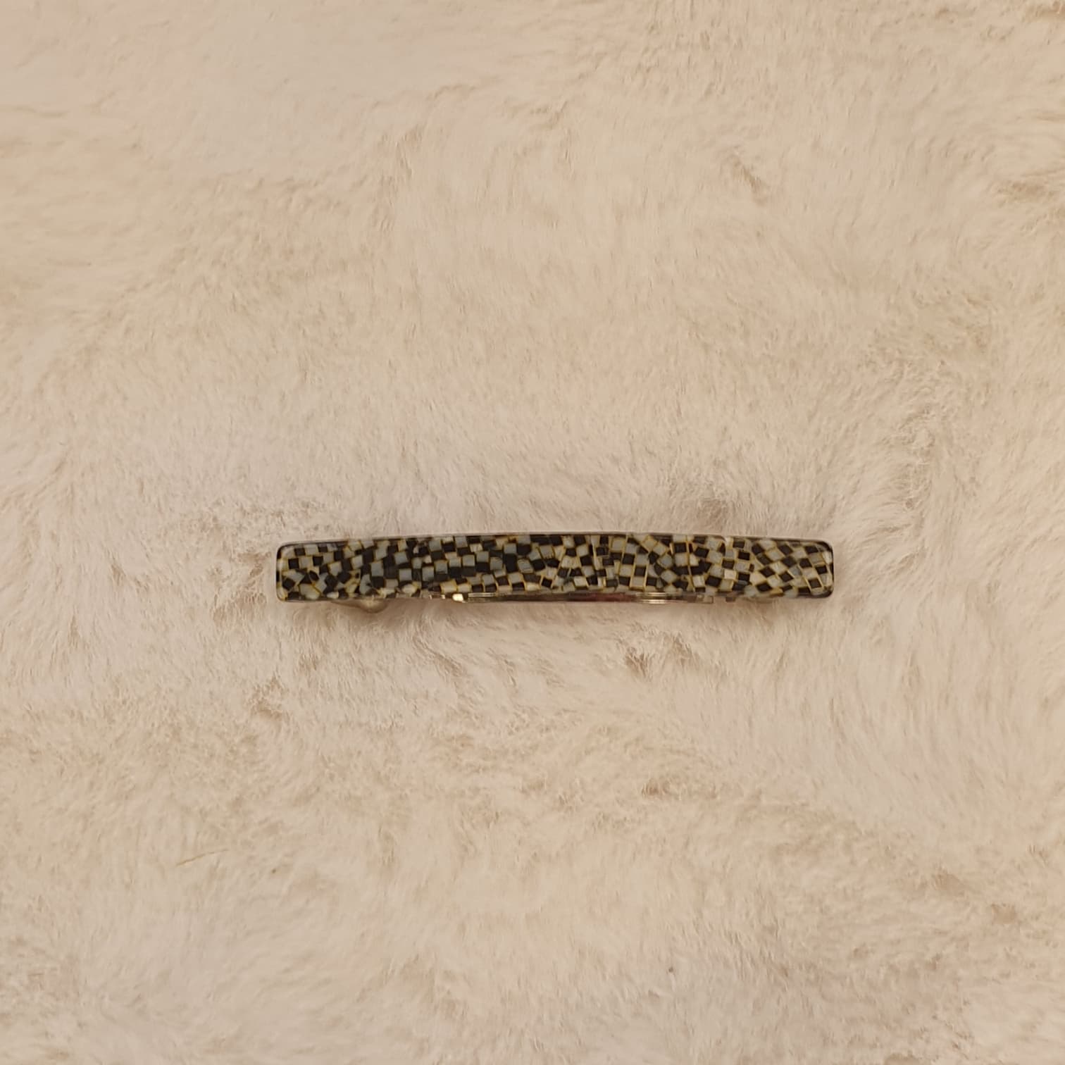 Barrette Fine Mosaïque de Nacre – Maison Huchard