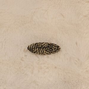 Barrette Ovale Mosaïque de Nacre – Maison Huchard